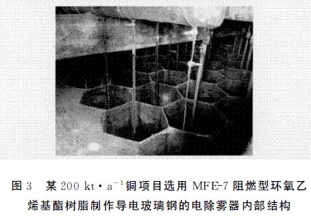 圖3 某200kt·a-1銅項(xiàng)目電除霧器內(nèi)部結(jié)構(gòu)