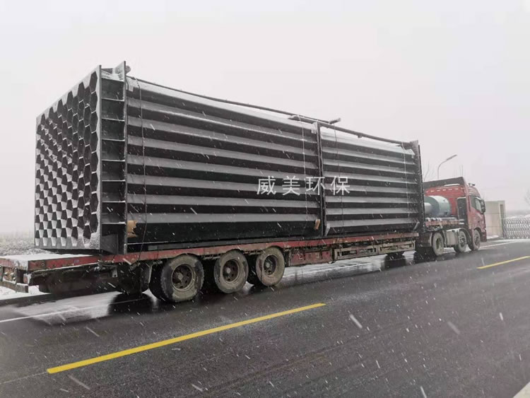 冒風(fēng)雪、戰(zhàn)嚴寒,2020新年伊始濕電除塵器發(fā)貨貴州